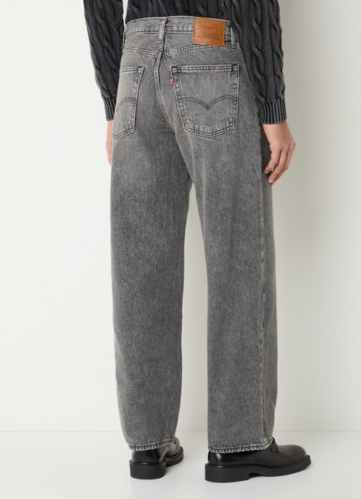 Levi's Straight fit jeans met gekleurde wassing - achterkant 3 grijs