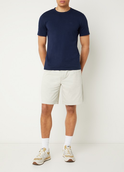 Levi's Straight fit korte broek met steekzakken - voorkant 4 creme