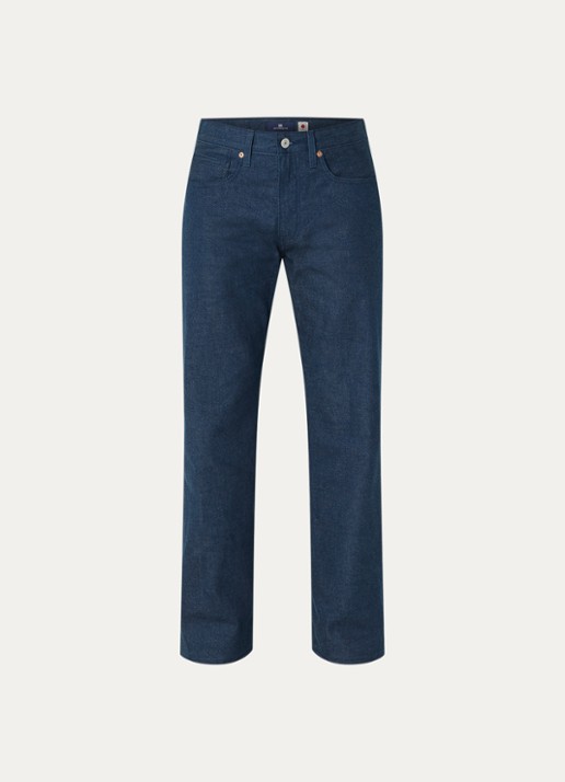 Levi's Straight leg jeans met donkere wassing en steekzakken