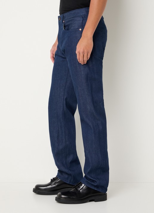 Levi's Straight leg jeans met donkere wassing - detail 5 indigo