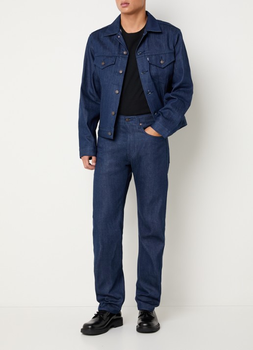 Levi's Straight leg jeans met donkere wassing - voorkant 2 indigo