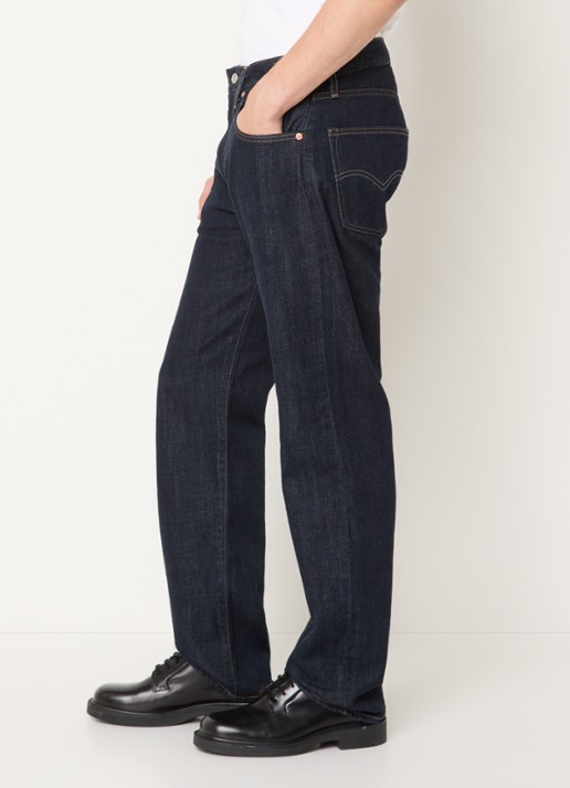 Levi's Straight leg jeans met donkere wassing - detail 3 indigo