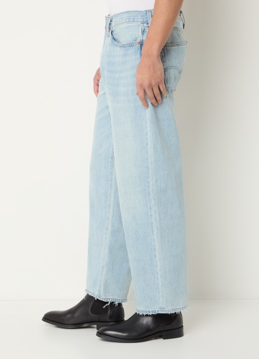 Levi's Straight leg jeans met steekzakken - detail 5 indigo