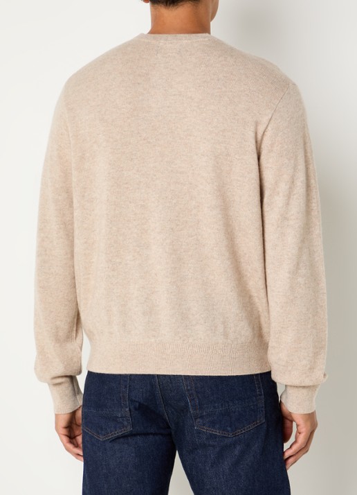 Levi's Sweater in kasjmierblend - achterkant beige