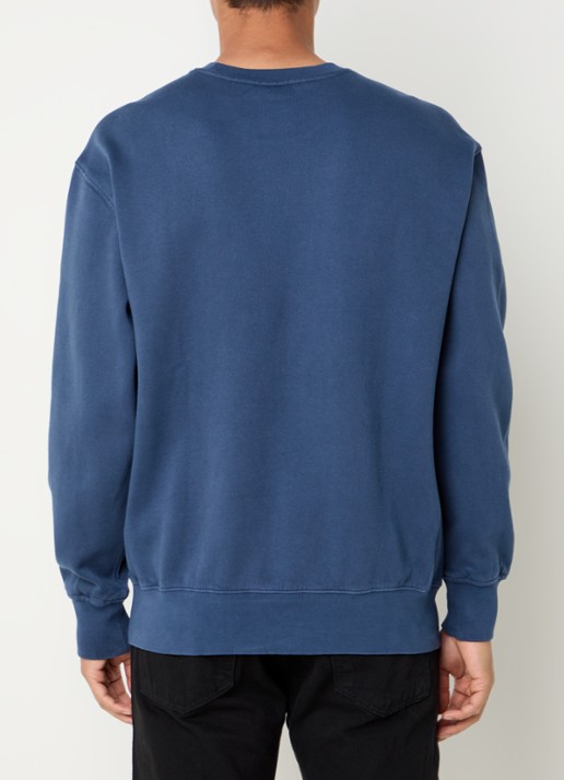 Levi's Sweater met logoborduring - achterkant 2 indigo