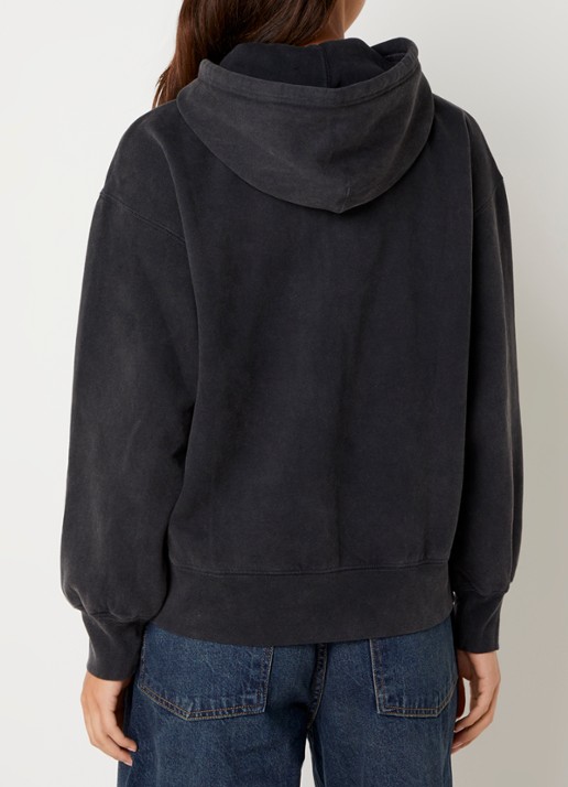 Levi's Sweatvest met capuchon - detail 3 donkergrijs