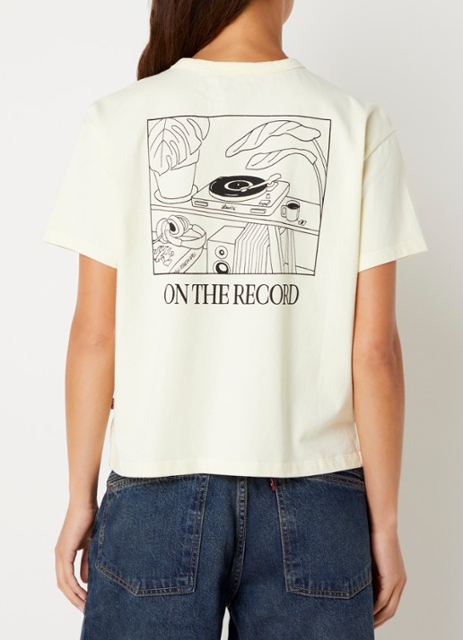 Levi's T-shirt met borduring