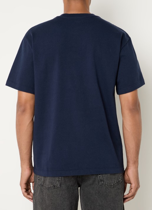Levi's T-shirt met borstzak - achterkant donkerblauw