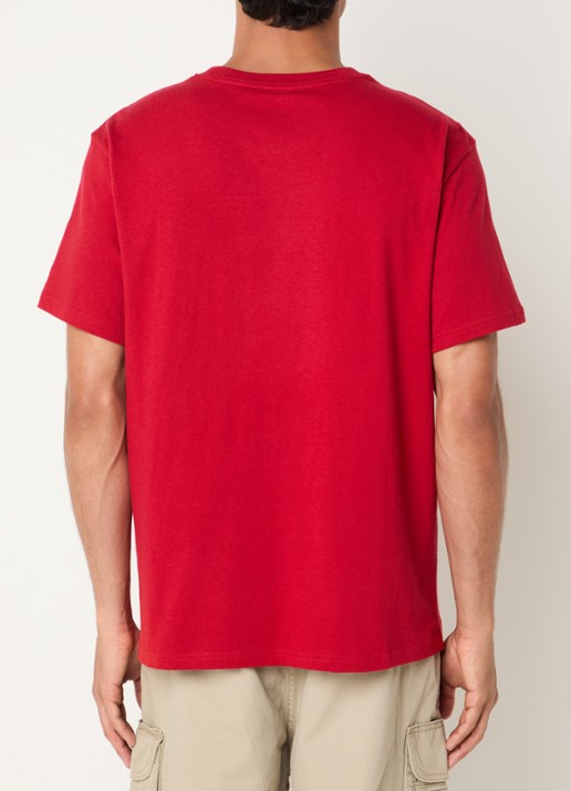 Levi's T-shirt met front- en backprint - achterkant 4 rood
