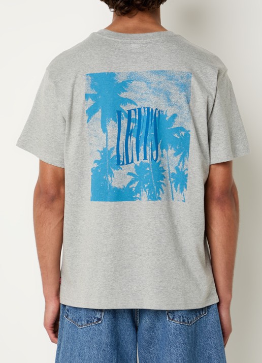 Levi's T-shirt met front- en backprint