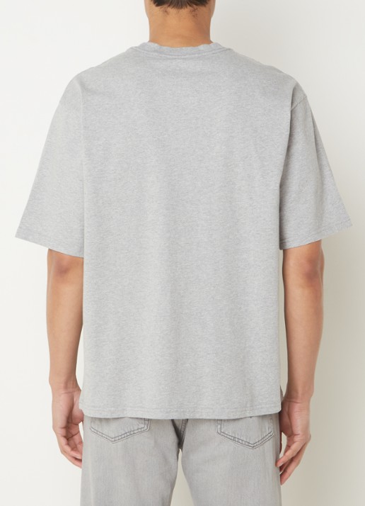 Levi's T-shirt met logo - achterkant grijsmele