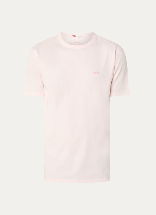 Levi's T-shirt met logo - voorkant lichtroze