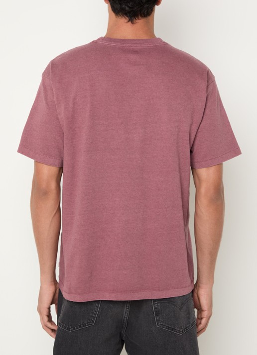 Levi's T-shirt met logo - achterkant 2 steenrood