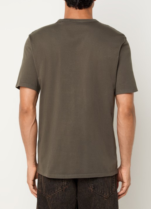 Levi's T-shirt met logo - achterkant 2 olijfgroen