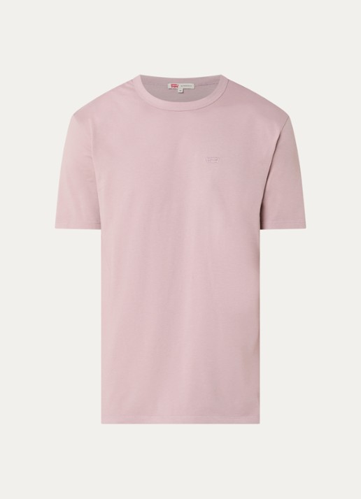 Levi's T-shirt met logo - voorkant 2 oudroze