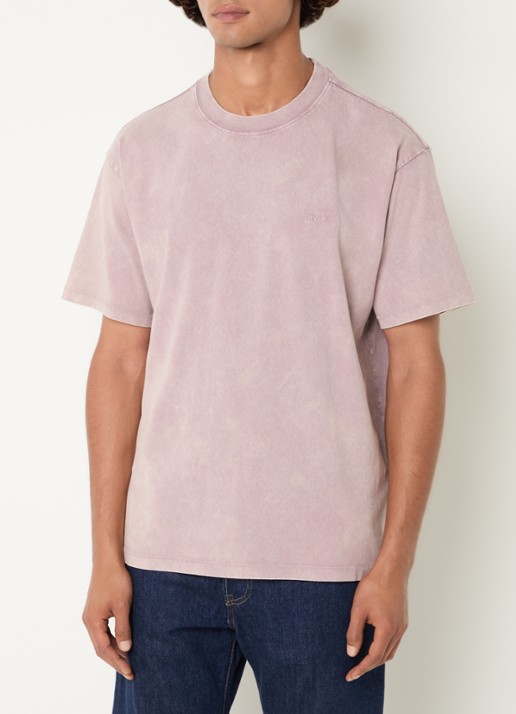 Levi's T-shirt met logo - detail 2 roze