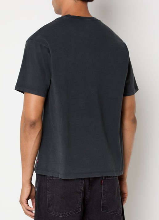 Levi's T-shirt met logo - achterkant antraciet