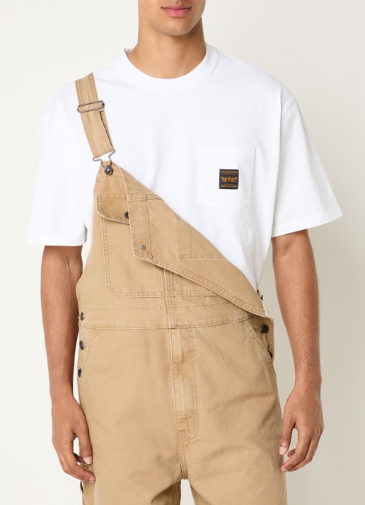 Levi's T-shirt met logo - detail 4 wit