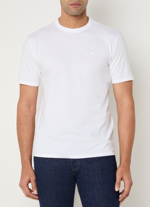 Levi's T-shirt met logoborduring