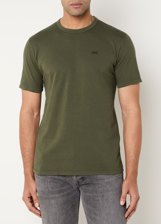 Levi's T-shirt met logoborduring