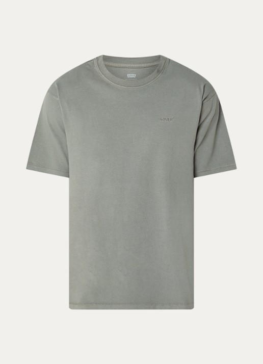 Levi's T-shirt met logoborduring