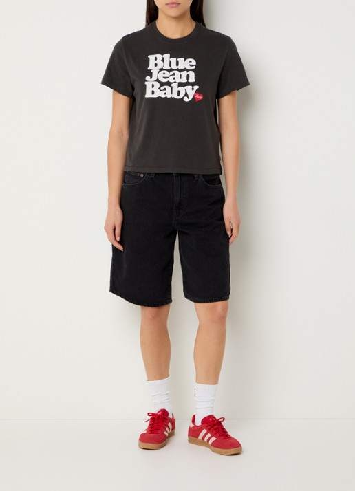 Levi's T-shirt met print - voorkant 2 groen