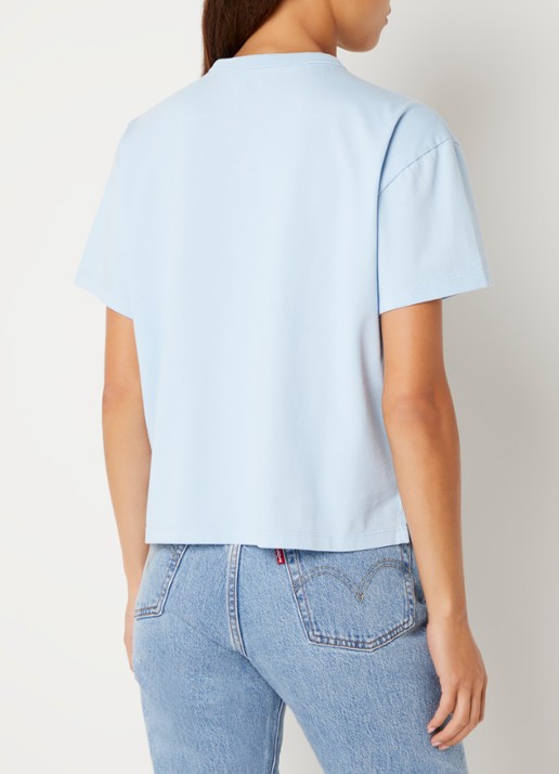 Levi's T-shirt met print - achterkant lichtblauw