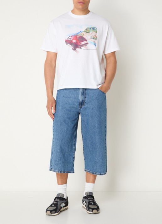 Levi's T-shirt met print - voorkant 2 wit