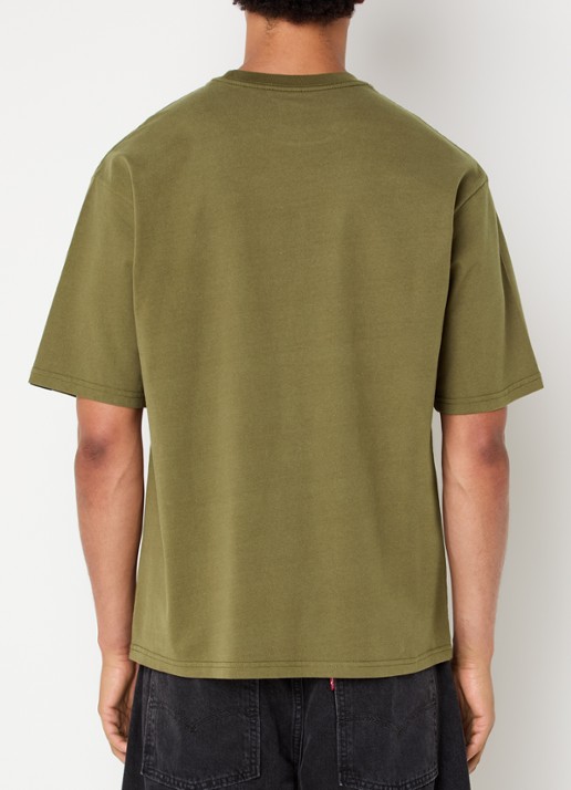 Levi's T-shirt met print - achterkant 2 mosgroen