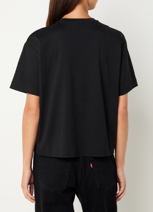 Levi's T-shirt met ronde hals - achterkant 2 zwart