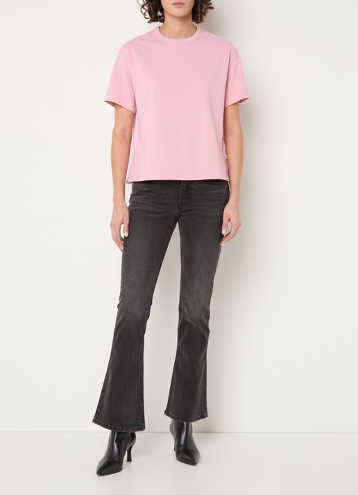 Levi's T-shirt met ronde hals - voorkant 2 lichtroze
