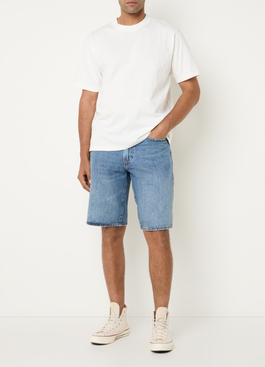 Levi's T-shirt met ronde hals - voorkant 2 gebroken wit
