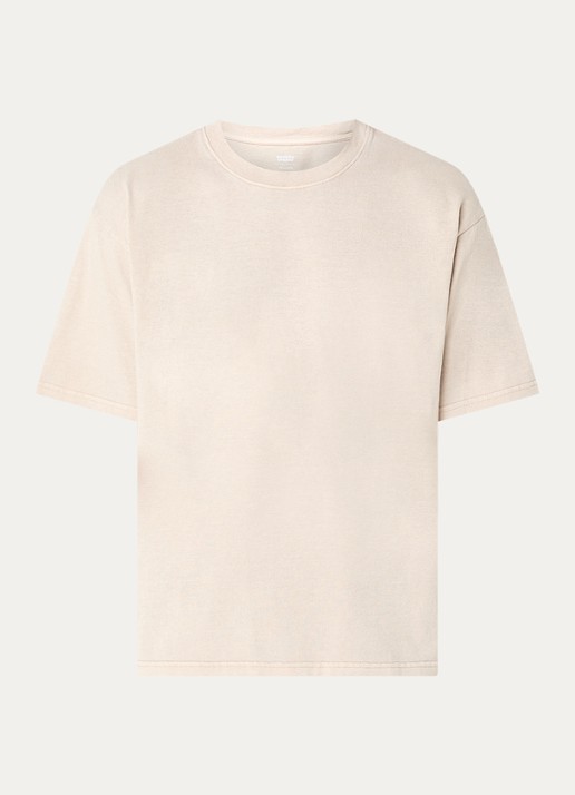 Levi's T-shirt met ronde hals - voorkant 2 beige