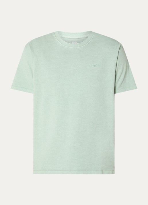 Levi's T-shirt met ronde hals - voorkant 2 mint