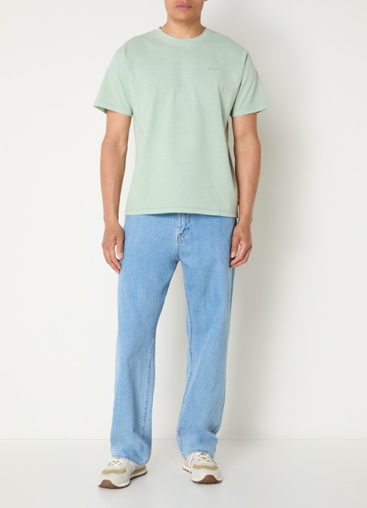 Levi's T-shirt met ronde hals - voorkant 3 mint