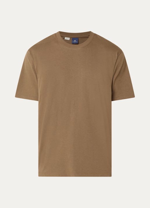 Levi's T-shirt met ronde hals - voorkant 3 lichtbruin