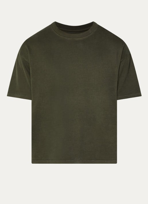 Levi's T-shirt met ronde hals - voorkant 3 groen