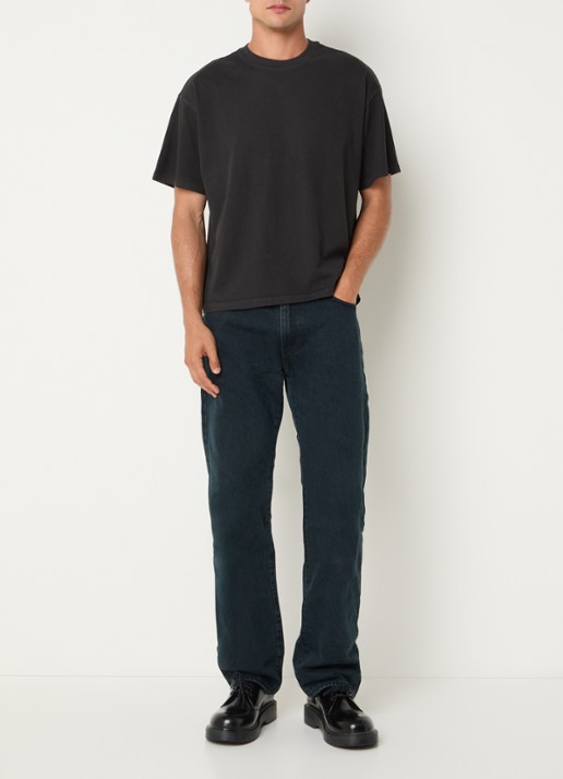 Levi's T-shirt met ronde hals - voorkant 2 zwart
