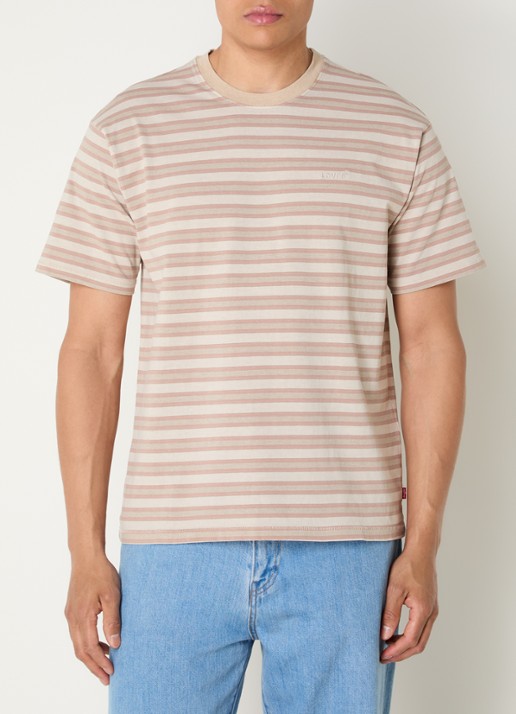 Levi's T-shirt met streepprint