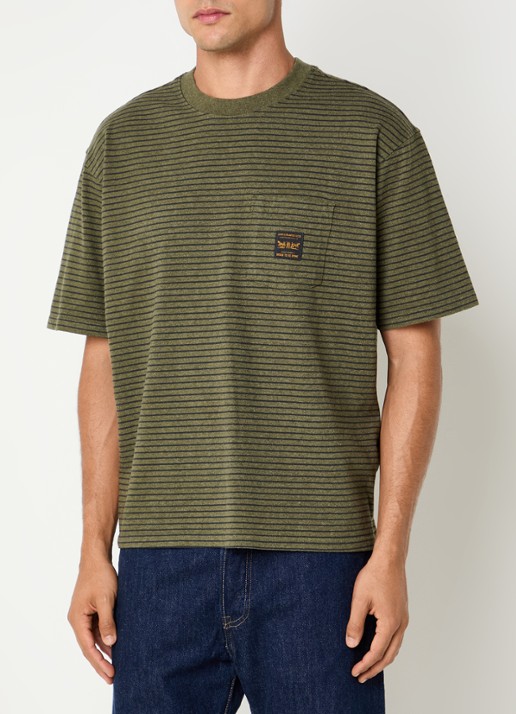 Levi's T-shirt met streepprint