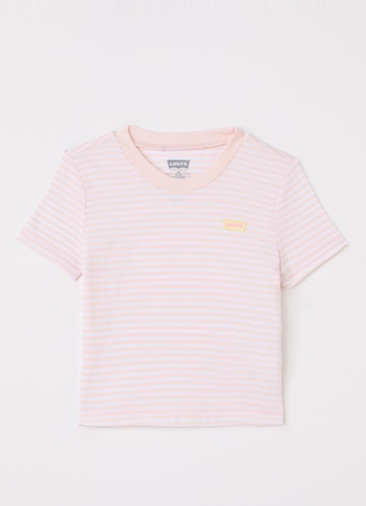 Levi's T-shirt met streepprint
