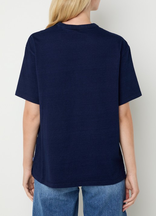 Levi's Tabor T-shirt met logoborduring - achterkant donkerblauw
