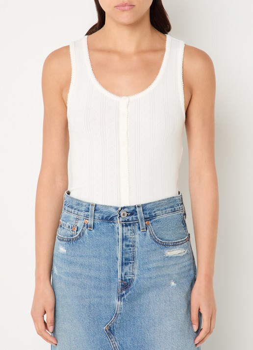 Levi's Tanktop met ingebreid patroon