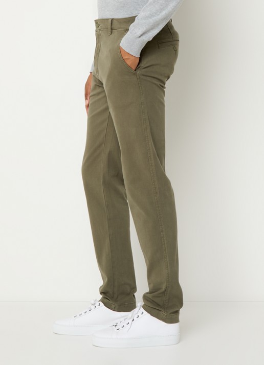 Levi's Tapered fit chino met steekzakken - detail 2 olijfgroen