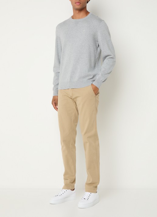 Levi's Tapered fit chino met steekzakken - voorkant 5 khaki