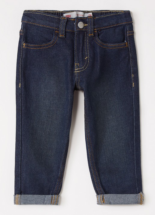 Levi's Tapered jeans met steekzakken - voorkant 2 indigo