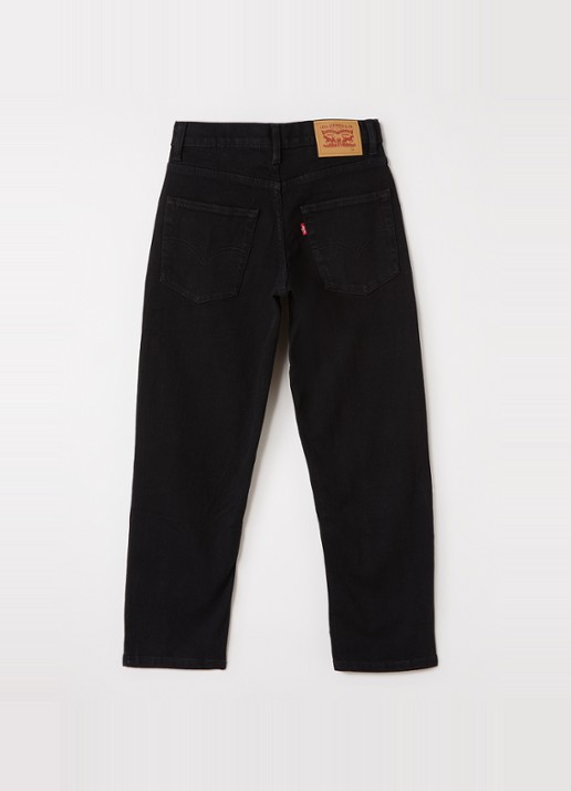 Levi's Tapered loose fit jeans met lichte wassing - voorkant 3 beige
