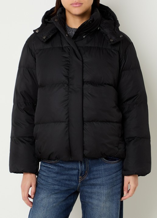 Levi's Tate puffer jack met afneembare capuchon en donsvulling