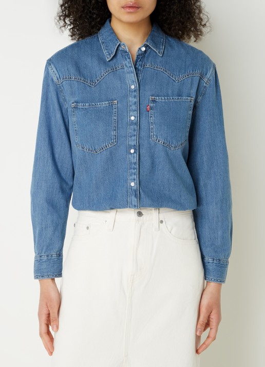 Levi's Teodora blouse  van chambray
