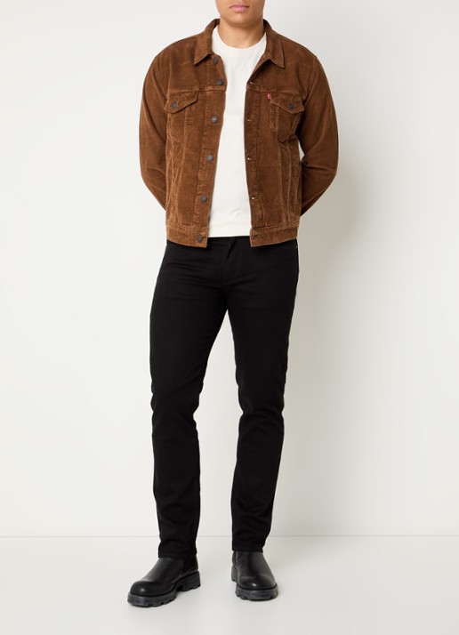 Levi's The Trucker jack van corduroy - voorkant 2 bruin